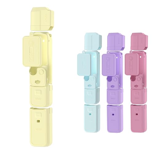 BRDRC Pocket 3 Silicone Cover, For Xtra Muse Protective Case Lens Protector Scratch-Resistant Sleeve Skin Compatible with DJI OSMO Pocket 3 Creator
