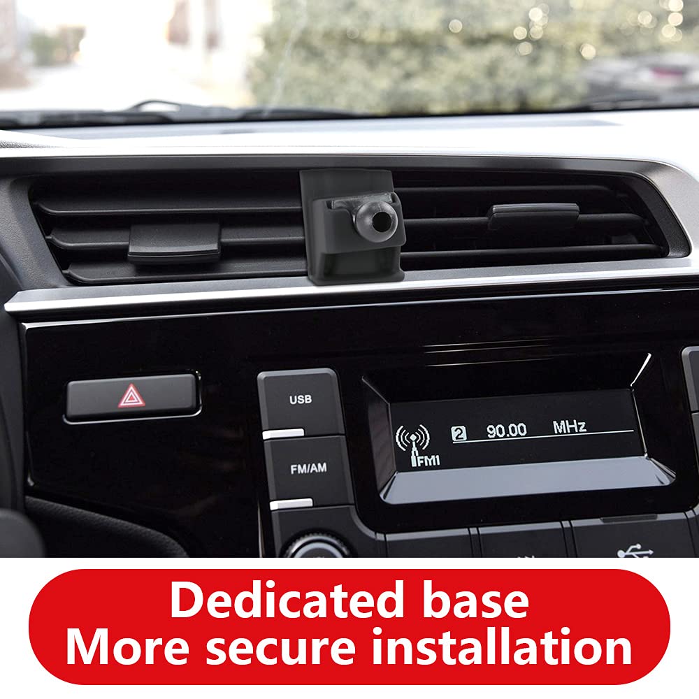 LUNQIN Car Phone Holder for Honda Fit 2015-2020 Auto Accessories Navigation Bracket Interior Decoration Mobile Cell Phone Mount