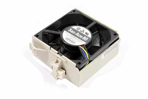 Supermicro 80mm 12V 0.6A CPU Cooling Fan, 6300 RPM, Desktop Compatible