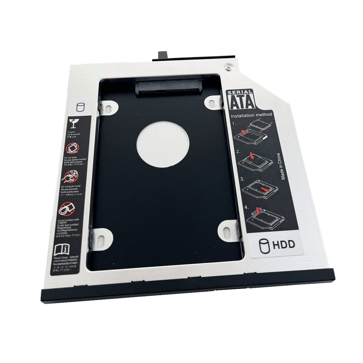 DY-tech 2nd HDD SSD Hard Drive Optical Bay Caddy Frame Tray for Lenovo Thinkpad T400 T400s T410 T410s T410si T410i T420s T420si T430s T430si