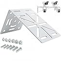 FINXRoll L-Shape Dome Camera Wall Bracket,Universal Wall Ceiling Mount Bracket Adapter Mount Extension Support for Security CCTV Hikvision Dome