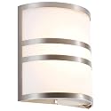Access Lighting 20440-BS/OPL Artemis ADA Dual Band Wall Fixture, Brushed Steel Finish with Opal Glass Shade