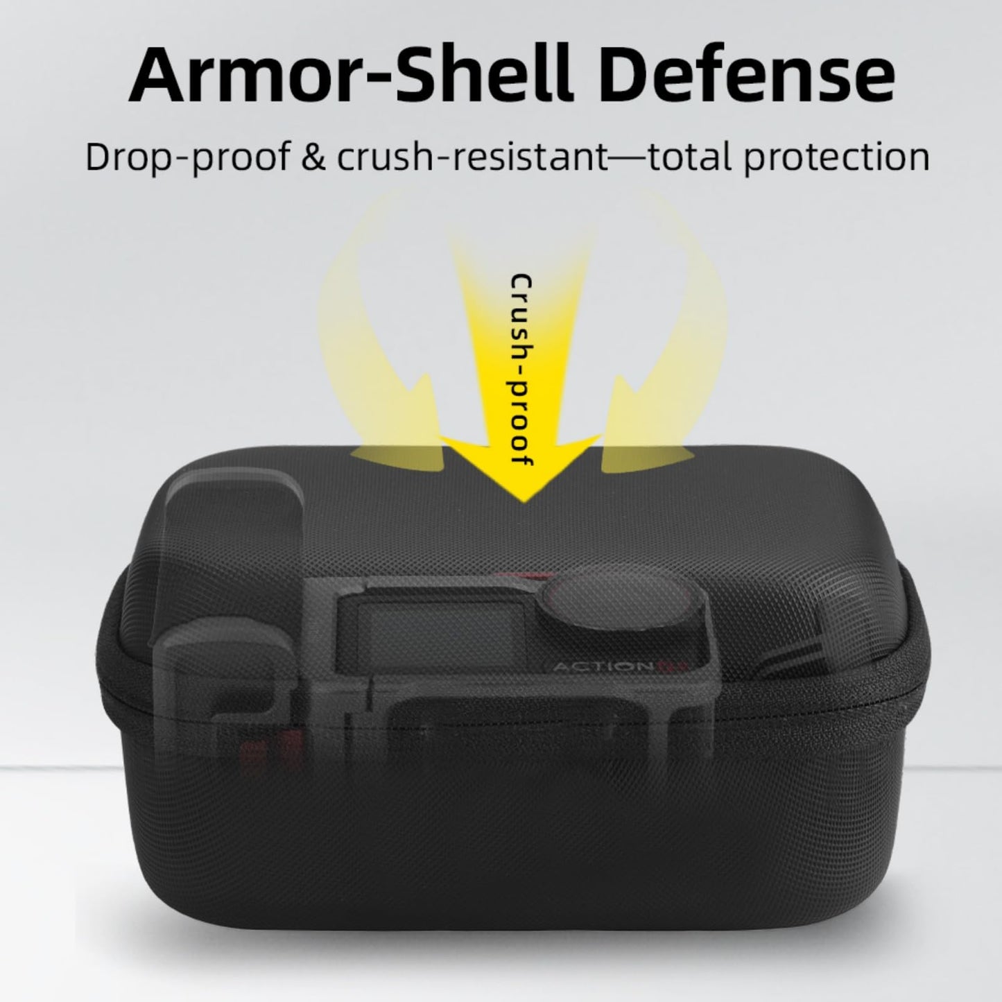 Ferbao Carrying Case Bag for DJI OSMO Action 5 Pro 4 3 Xplorer Grip,Portable Protection Case for OSMO Action 5 Pro/Action 4 3