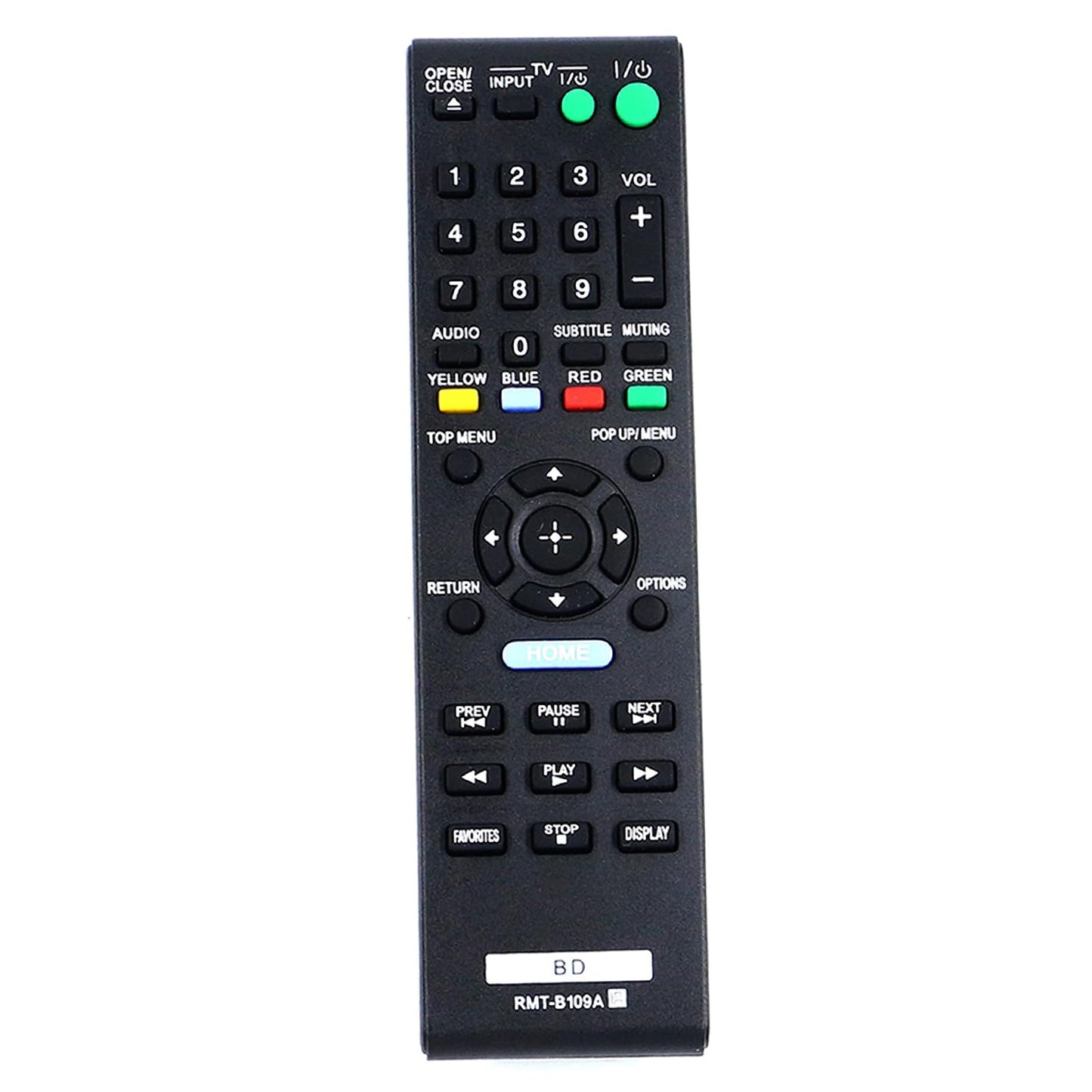 New RMT-B109A Replace Remote fit for Sony DVD Player BDP-S380 BDP-S580 BDP-S480 BDP-BX38 BDP-S280 BDP-S383 148939911 1-489-399-11 BD Blu-ray DVD