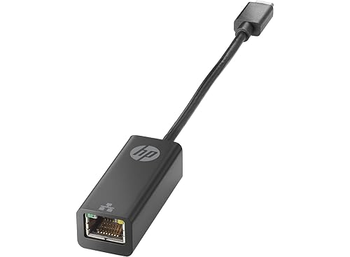 HEWLETT PACKARD USB-C to RJ45 Adapter - No Localization (V7W66AA), Black