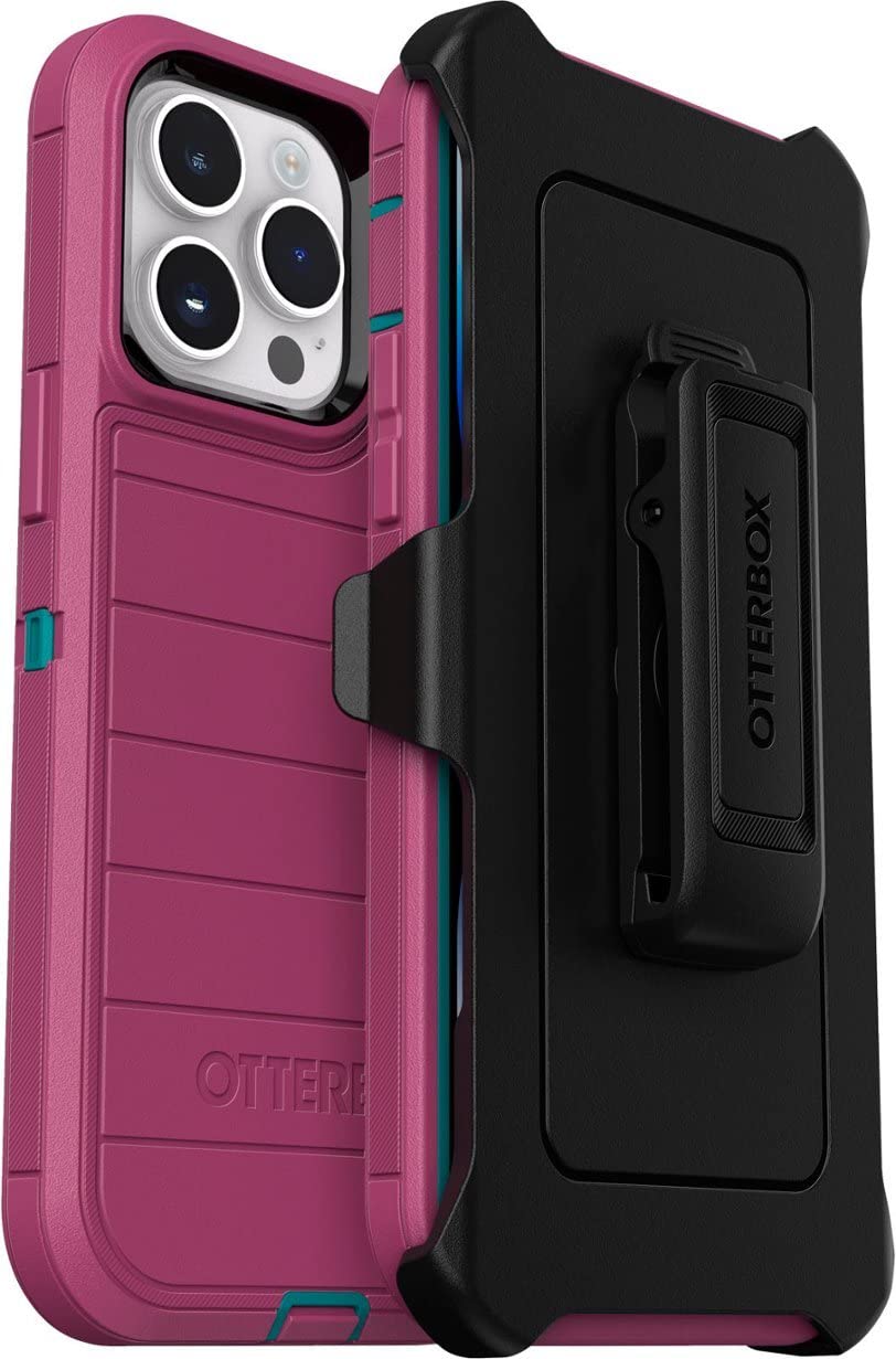 OtterBox Defender Series Screenless Edition Case for iPhone 14 Pro Max (Only) - Holster Clip Included - Microbial Defense Protection - Non-Retail