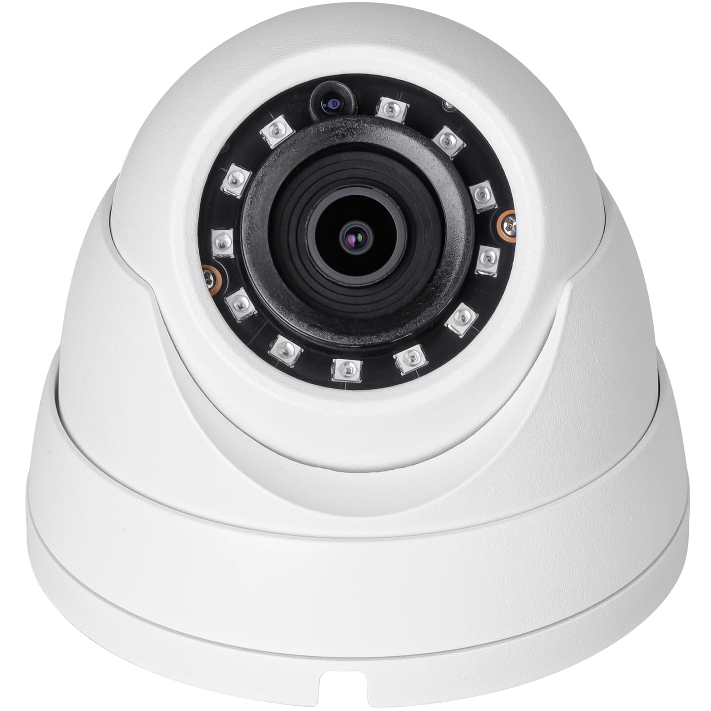 OHBET DahuaSecurity 4MP PoE IP Turret Camera with 12 IR LED, IP Security Camera Outdoor Indoor Night Vision IP67 Waterproof 2.8mm Wide Angle Lens Full