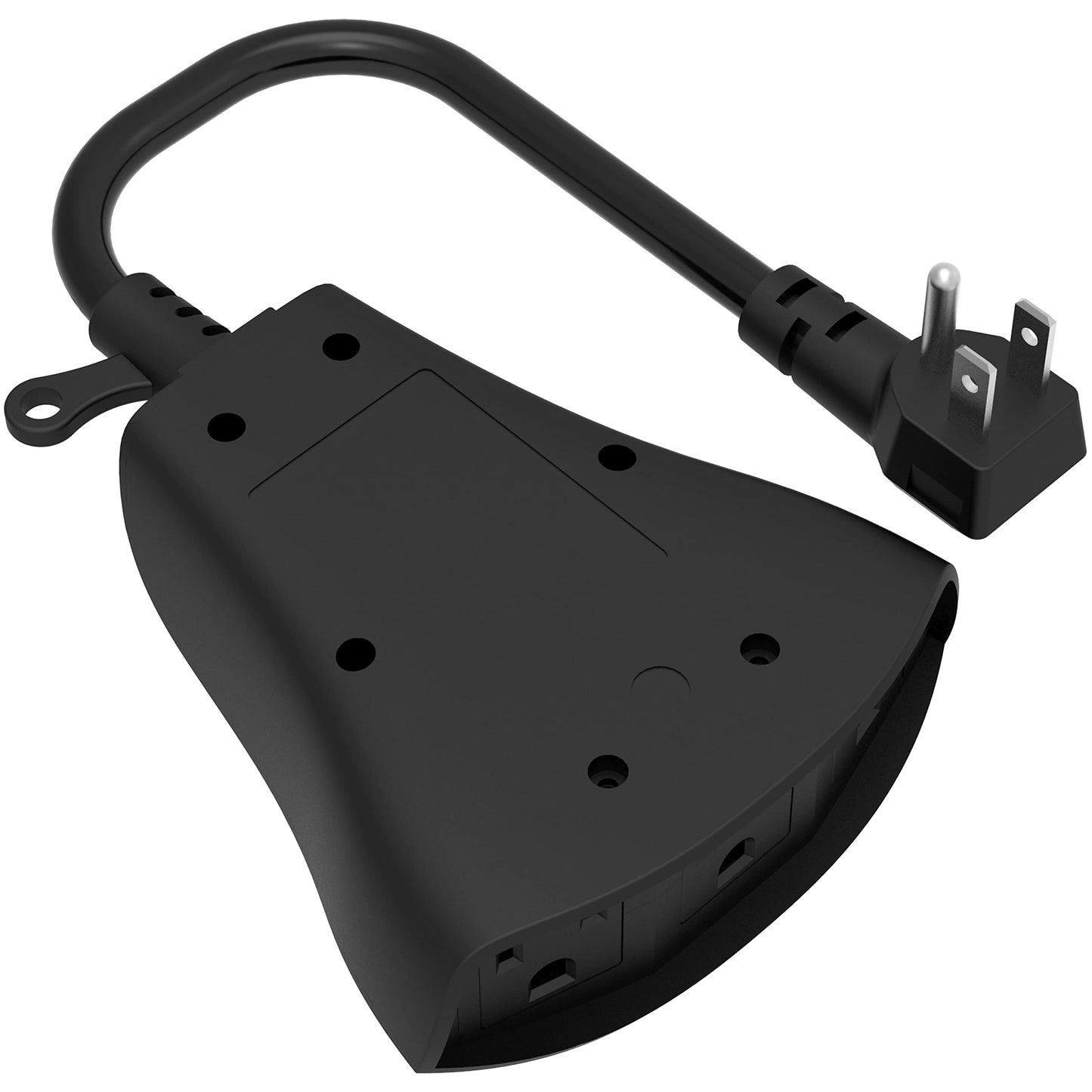 Monster Outdoor Smart Outlet Plug, 3-Outlet, Voice Control Compatible with Alexa and Google Assistant, Scheduling, Timer Control, Automation, Quick