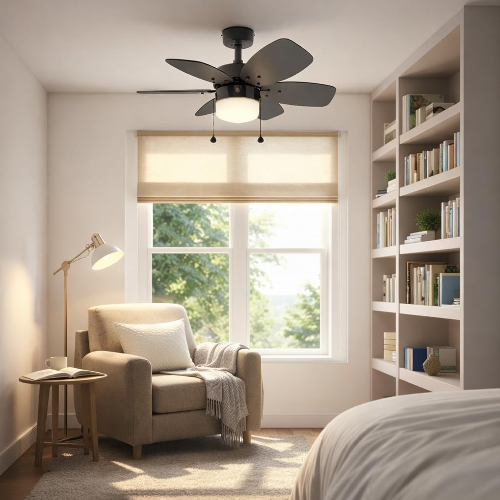 Westinghouse Lighting 7221314 Contemporary Flora Royal Ceiling Fan in Gun Metal Finish