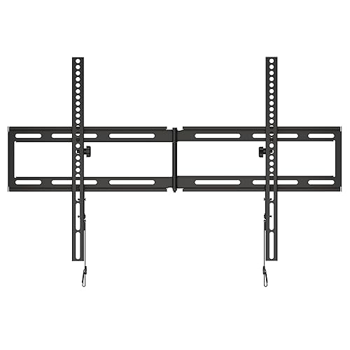 SANUS Tilting TV Wall Mount for 42”-90” TVs up to 130 lbs - Low Profile TV Mount with Smooth, Tool-Free Tilt to Reduce Glare - Fits 16” & 24” Studs