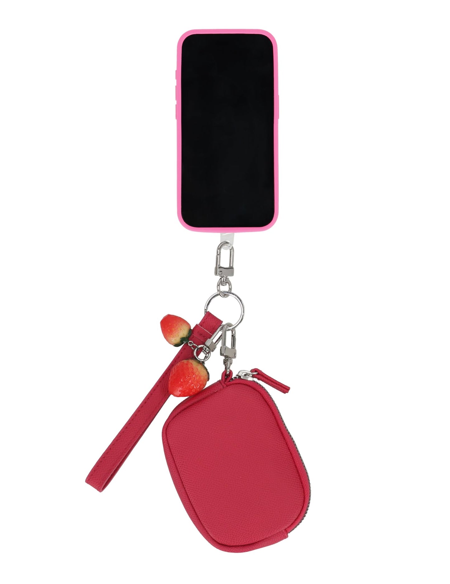 Mundi Connect & Go Womens Phone Wrist Strap with Removable Wallet Pouch, Universal Lanyard Wristlet, RFID Card Holder Mini Wallet for Cash, ID & CC