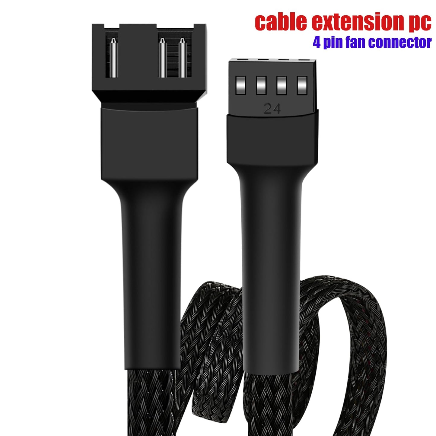 skineat 12" pwm Fan Extension Cable?4 pin Fan Extension Cable?Cable Extension pc?PC Fan Extension Cable, PWM Fan Extension Cable, PWM Extension Cable