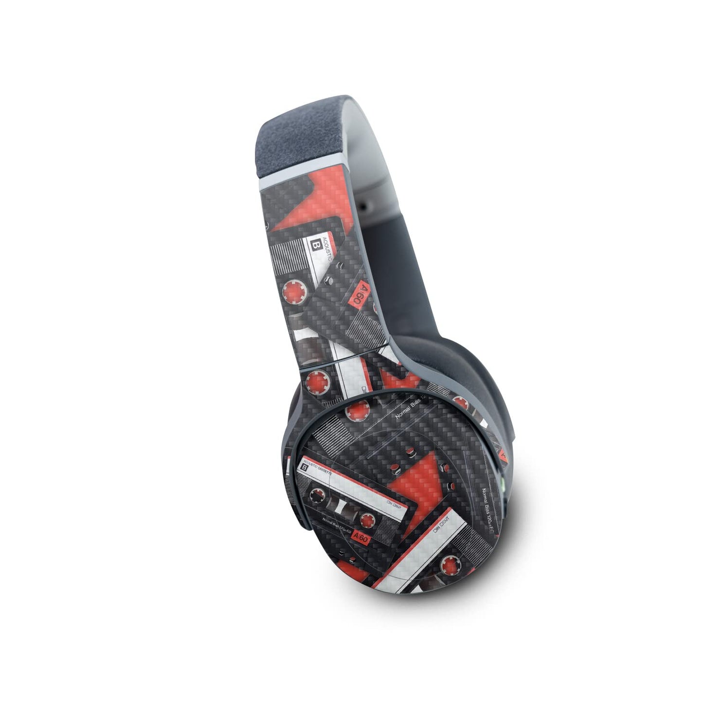 MightySkins Carbon Fiber Skin Compatible with Skullcandy Crusher Evo Wireless - Mixtape | Protective, Durable Textured Carbon Fiber Finish | Easy…