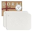 Dorai Home Bath Stone Mat 23.6"x15.4"| Luxury Diatomite Stone Bath Mat |Quickly Removes Water | Non-Slip, Quick-Dry Bath Mat for Bathroom | Zen…