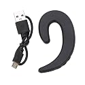 Headset, Bluetooth 4.2 Headset Earphone Ear-Hook Stereo Earphones with Micphone for .(Black)