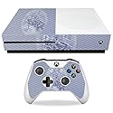 MightySkins Carbon Fiber Skin for Microsoft Xbox One S - Ice Fairy | Protective, Durable Textured Carbon Fiber Finish | Easy to Apply, Remove,