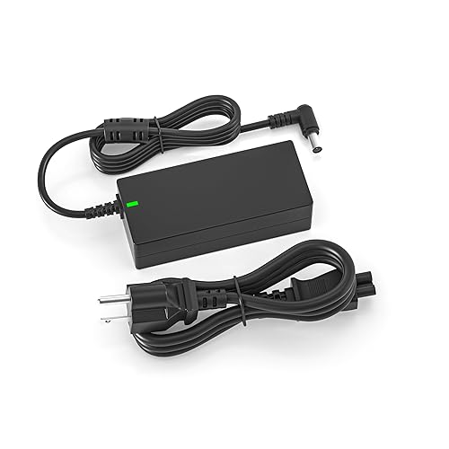 19V Power Adapter fit for LG Monitor Power Cord 22" 24” 27” 32" 22MP400-B 24QP500-B 24LJ4840 27UP600 27UL500 27MR400 E2742VA 27EA63 27GL83A-B…