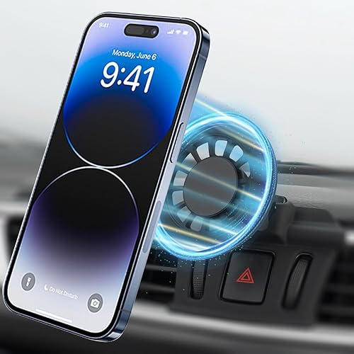 Zchan Car Phone Holder Mount for Nissan Murano 2015-2024 Car Accessories Car Mount 360°Rotation for Car Phone Holder Magnetic Hands Free Compatible