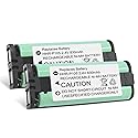 EOCIK 2 Pack HHR-P105 NI-MH Rechargeable Battery for Cordless Phone 2.4V 830mAh Replacement Batteries for Panasonic