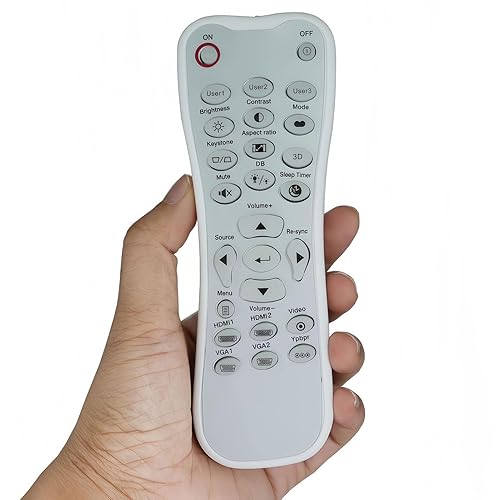 BR-3003B Remote Control for Optoma Projector GT1080Darbee, GT1080, HD141X, HD142X, HD143X, HD144X, HD26BR, HD27, HD27HDR, HD28DSE, HD29Darbee
