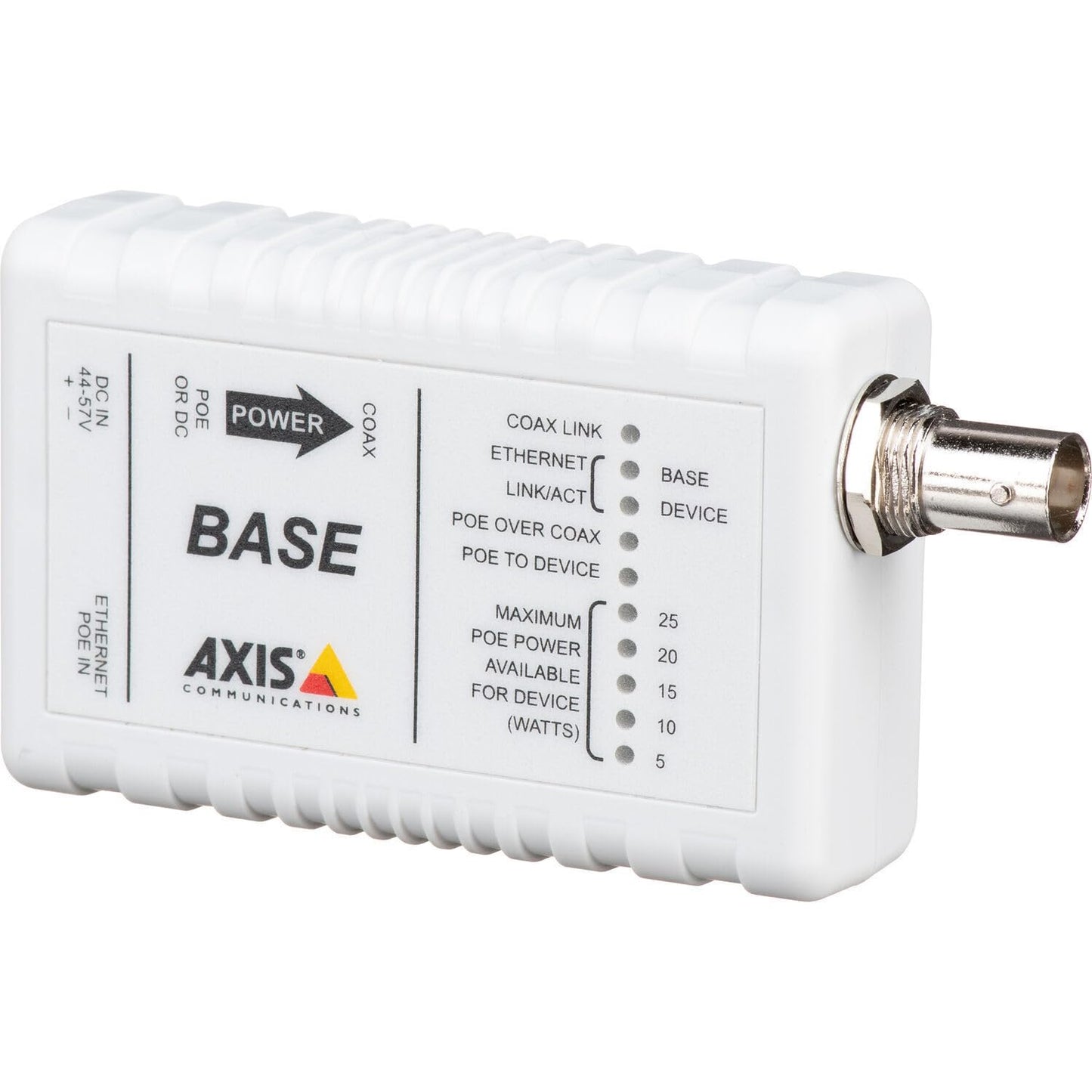 Axis Communications AXIS T8641 PoE+ Coaxial Converter Adapter Base 5028-411