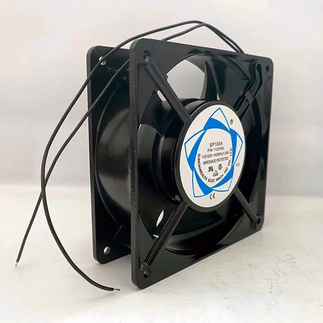 SP100A P/N 1123HSL SUNON 110/120V 0.26A 120x120x38mm Cooling Fan