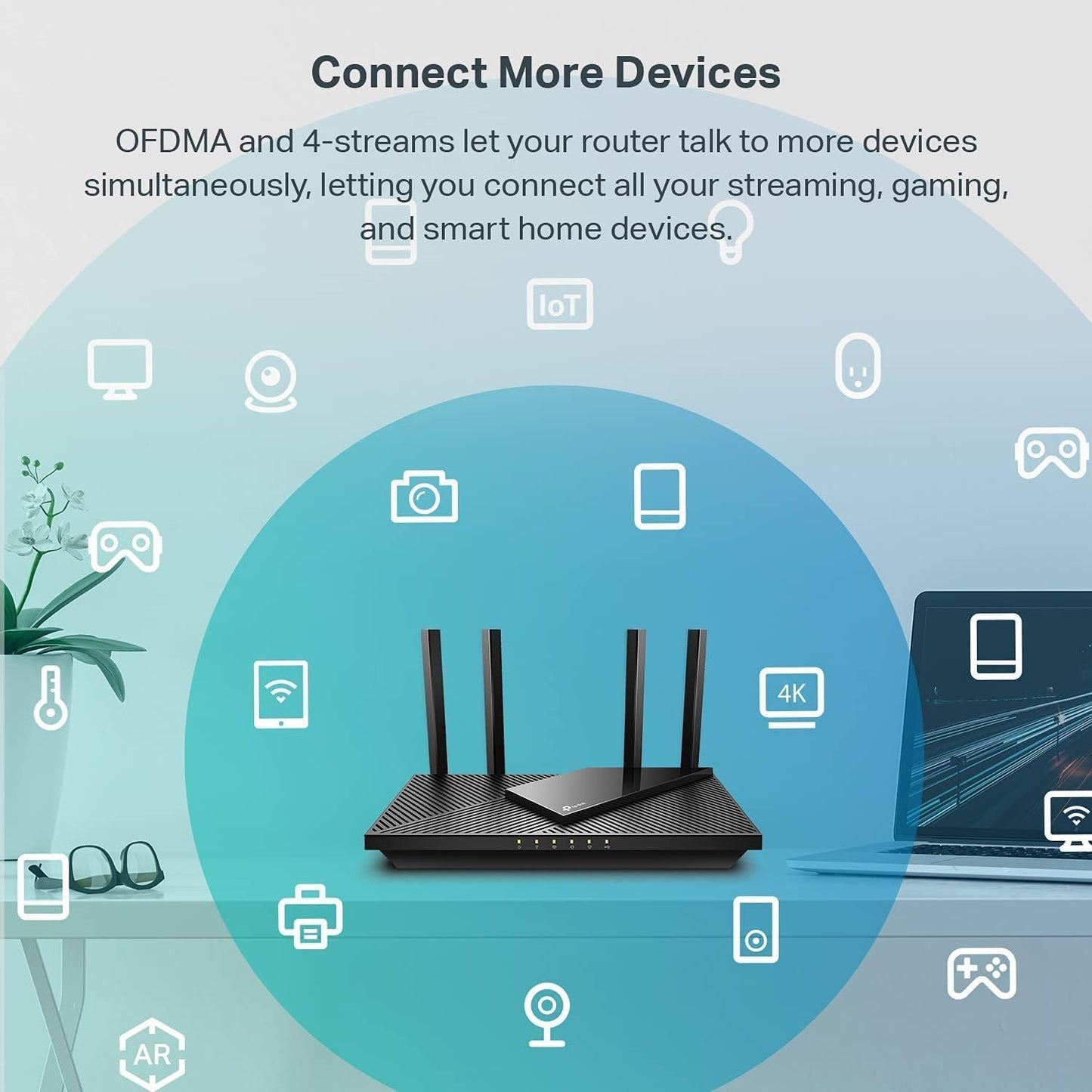 TP-Link Dual-Band AX3000 Wi-Fi 6 Router Archer AX55 | Wireless Gigabit Internet Router for Home | EasyMesh Compatible | VPN Clients & Server |