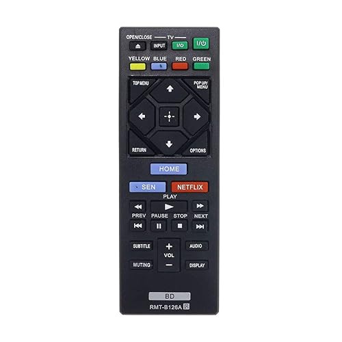 New RMT-B126A Blu-ray Remote Control Compatible for Sony BD Bluray Player (RMTB126A / 149267811)