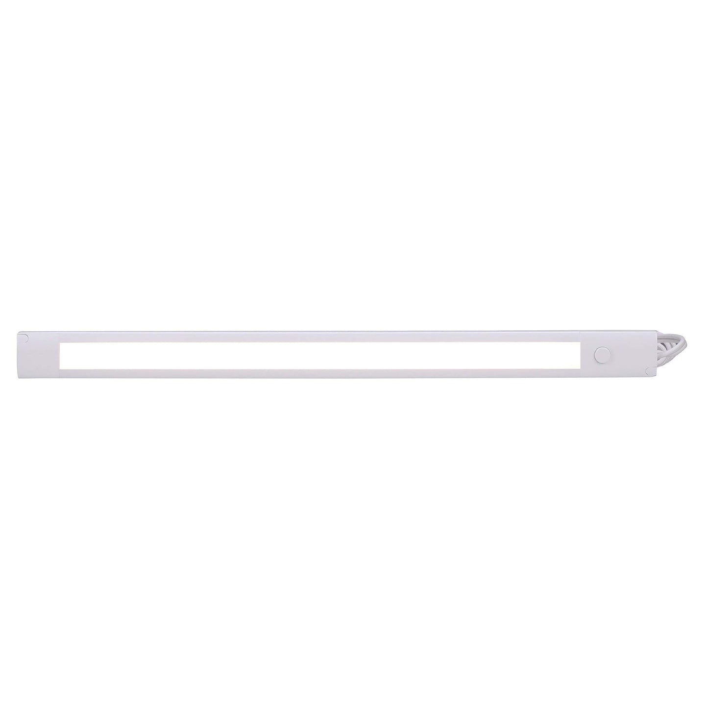 Good Earth Lighting 18-inch LED Plug in Bar Light - Non-Linking - 50,000 Hours Lamp Life - Soft White Light - White