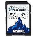 Everything But Stromboli 256GB Memory Card Class 10 Azaire UHS-1 U3 Video Speed V30 256G SDXC Card for Canon Rebel Series Works with Rebel 4000D