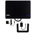 Philips Elite Channel Finder Indoor TV Antenna, Long Range Antenna, Signal Booster Amplifier, Digital, HDTV, Smart TV Compatible, 4K 1080P VHF UHF, 10