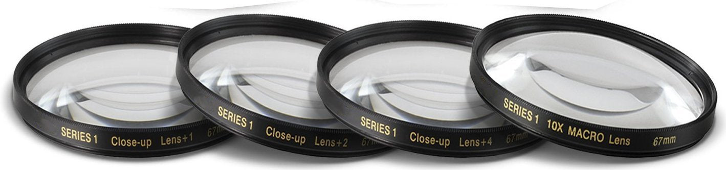 67mm Multi-Coated 7 Piece Filter Set Includes 3 PC Filter Kit (UV-CPL-FLD-) and 4 PC Close Up Filter Set (+1+2+4+10) for Nikon CoolPix P900, P950