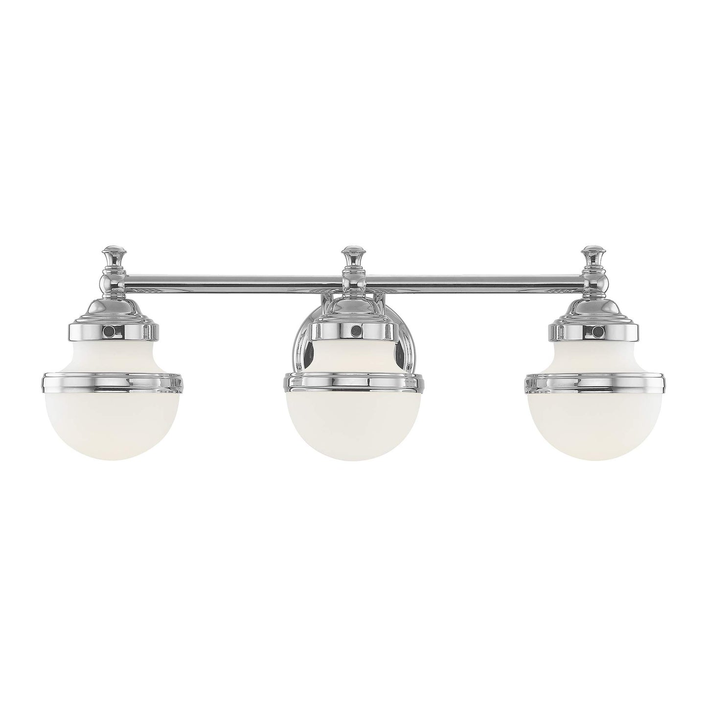 Livex Lighting 5713-05 Oldwick 3 Polished Chrome Bath Light, 24 x 7.25 x 8.25