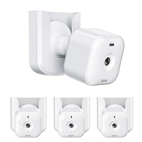 Blink Mini 2 Camera Mount, No Drilling Wall Mount Compatible with Blink Mini 2K+/Outdoor 4 Cameras, Adhesive Holder for Indoor Outdoor Camera, White