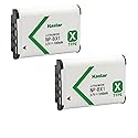 Kastar 2-Pack NP-BX1 Battery Replacement for Sony HDR-CX440, HDR-GW66, HDR-GWP88, HDR-MV1, HDR-PJ240, HDR-PJ240E, HDR-PJ270, HDR-PJ270E, HDR-PJ405