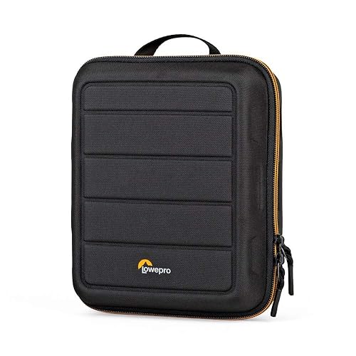 Lowepro Hardside CS 80 Case for Small Drone, Mirrorless Cameras, Larger Over-Ear Headphones, 22 x 10.2 x 24.5 cm, Black
