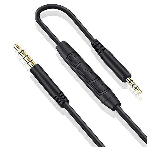 Replacement Audio Cable for Bose Headphones Cord Wire 3.5mm to 2.5mm Compatible with Bose 700 Quietcomfort 25 QC25 35 QC35 QC35II 45 QC45 JBL Tune…