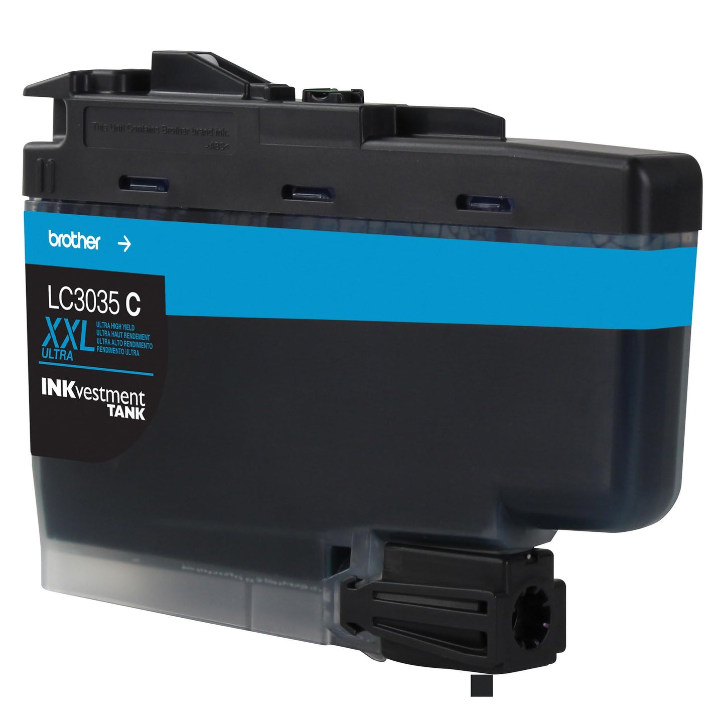 Brother Genuine LC3035C, Single Pack Ultra High-Yield Cyan INKvestment Tank Ink Cartridge, Page Yield Up to 5,000 Pages, LC3035, Amazon Dash