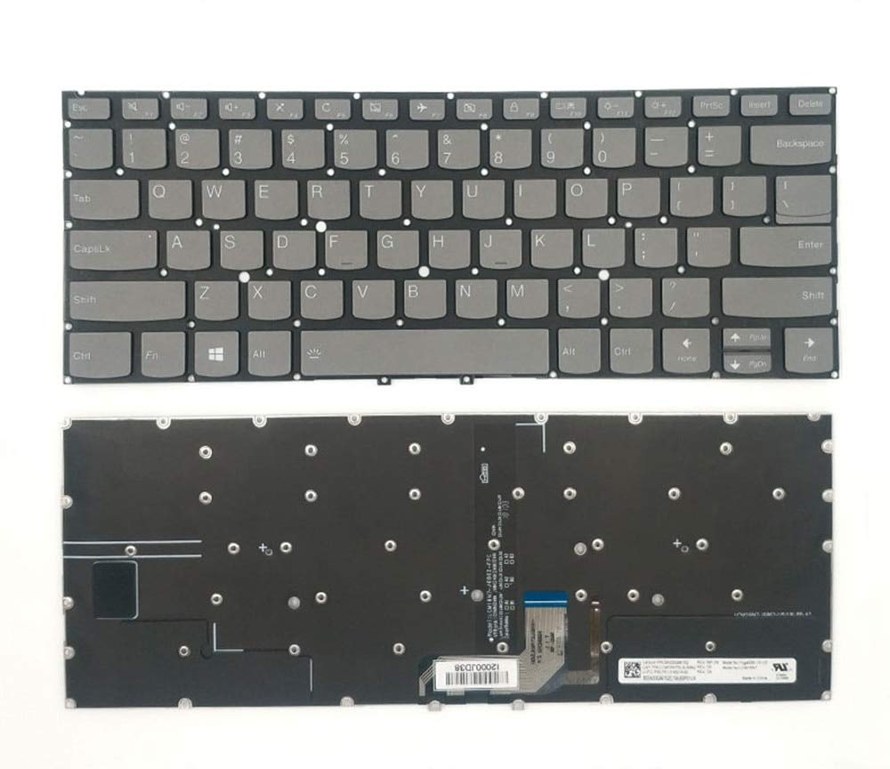ndliulei New US Black English Backlit Laptop Keyboard (Without palmrest) for Lenovo Yoga 930-13ikb Yoga C930-13ikb Yoga 7pro-13IKB Light Backlight