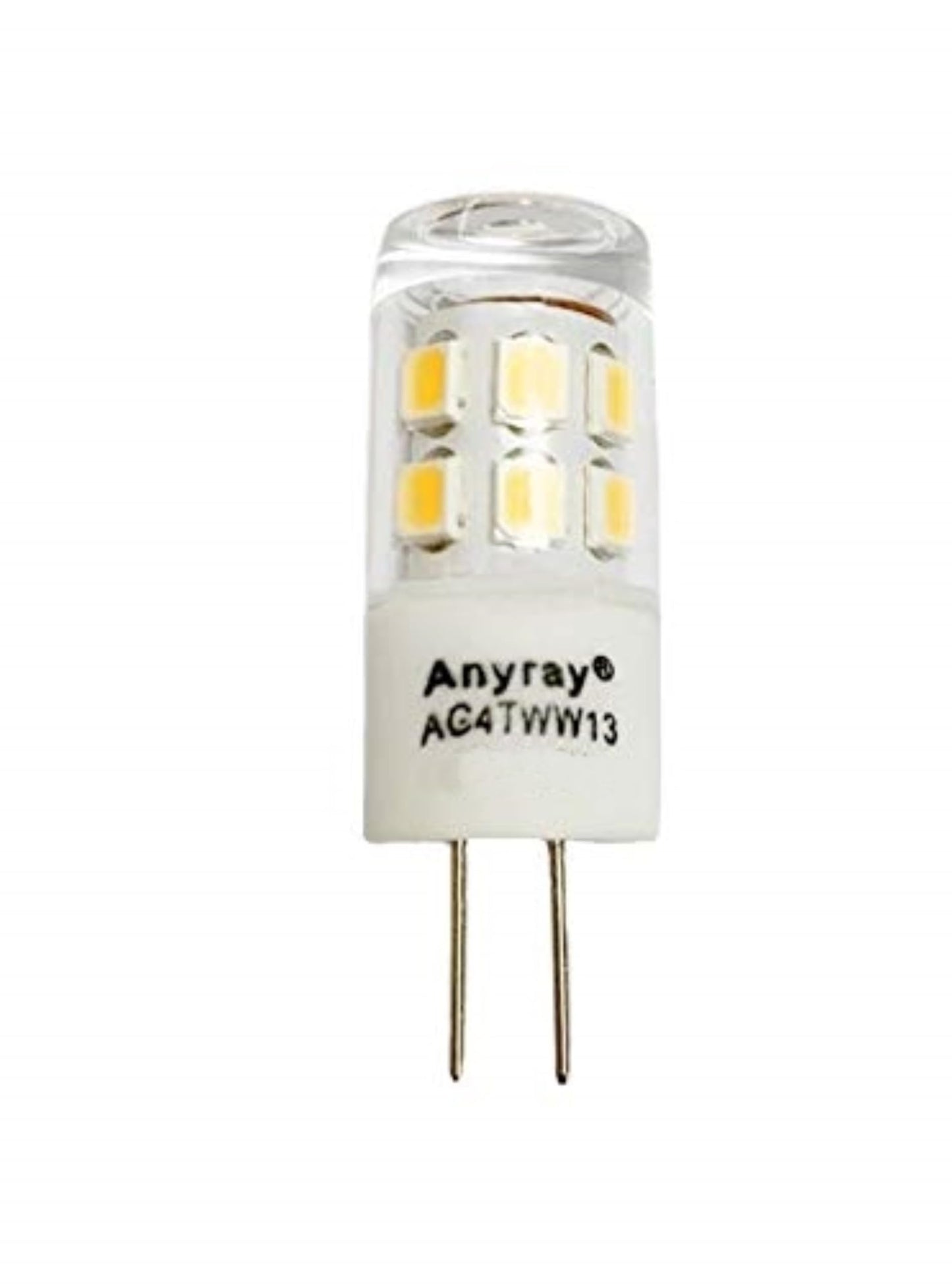 G4 LED Bulb 12V AC for Landscape Lighting, 9smd 5050, 1.6W Warm White Color (Jc10 Bi-pin 10w Replacement)