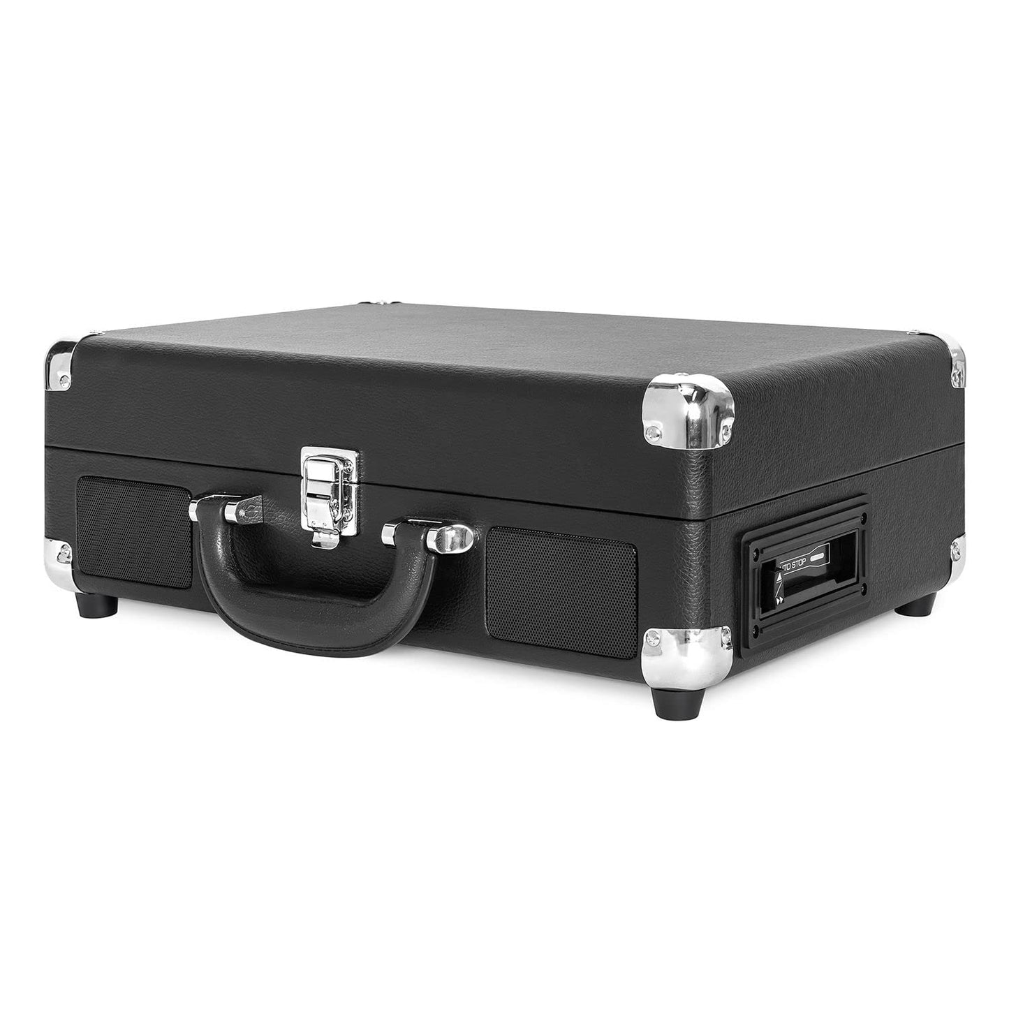Victrola Journey+ Cassette - 3-Speed Bluetooth Suitcase Turntable with Built-In Speakers, Cassette Player & Vinyl Stream Technology, RCA Output & Aux