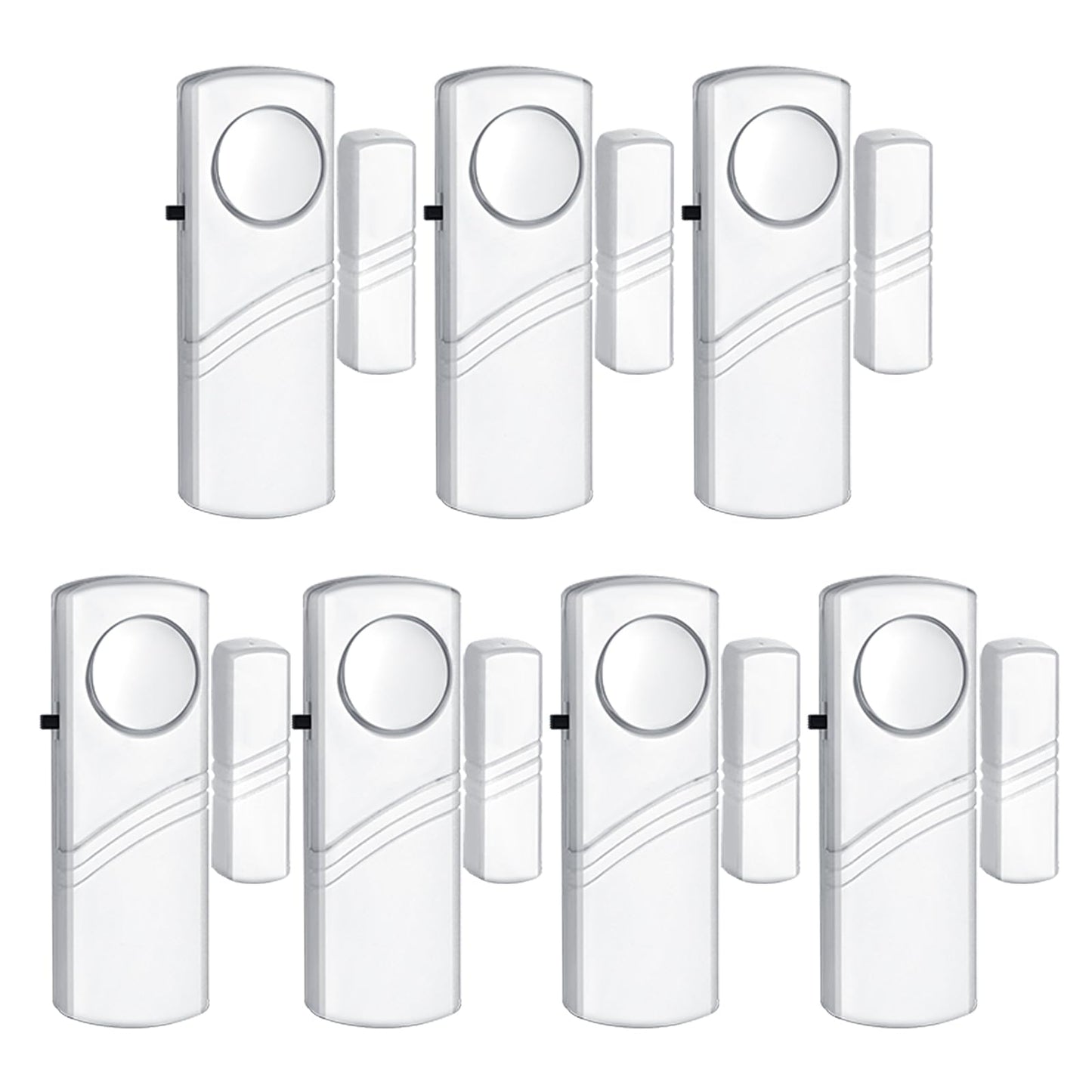 PLOJOP Security Window Door Alarm, Portable 90dB Wireless Sensor for Home & Travel Security, Easy DIY Installation, No Tools Needed (Battery Not