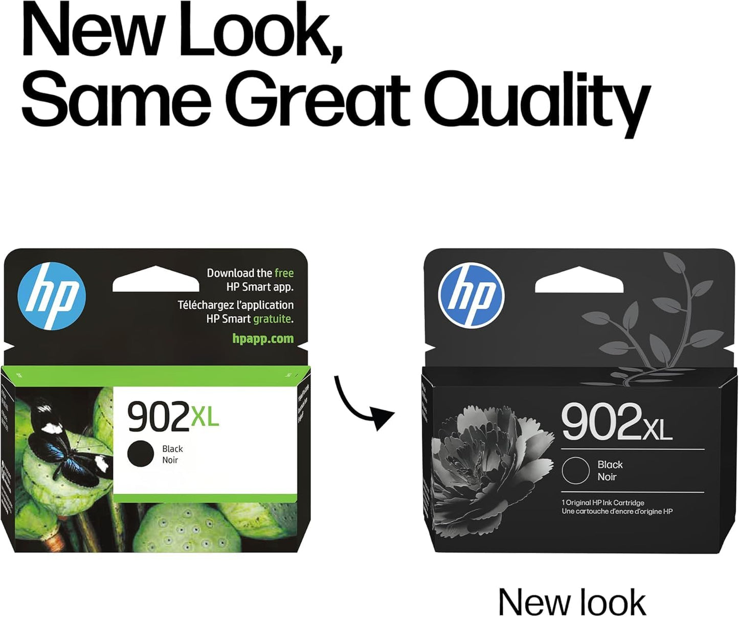 HP 902XL Blk/902 CMY Original Ink Bundle for OfficeJet Pro 6960/6970 Series
