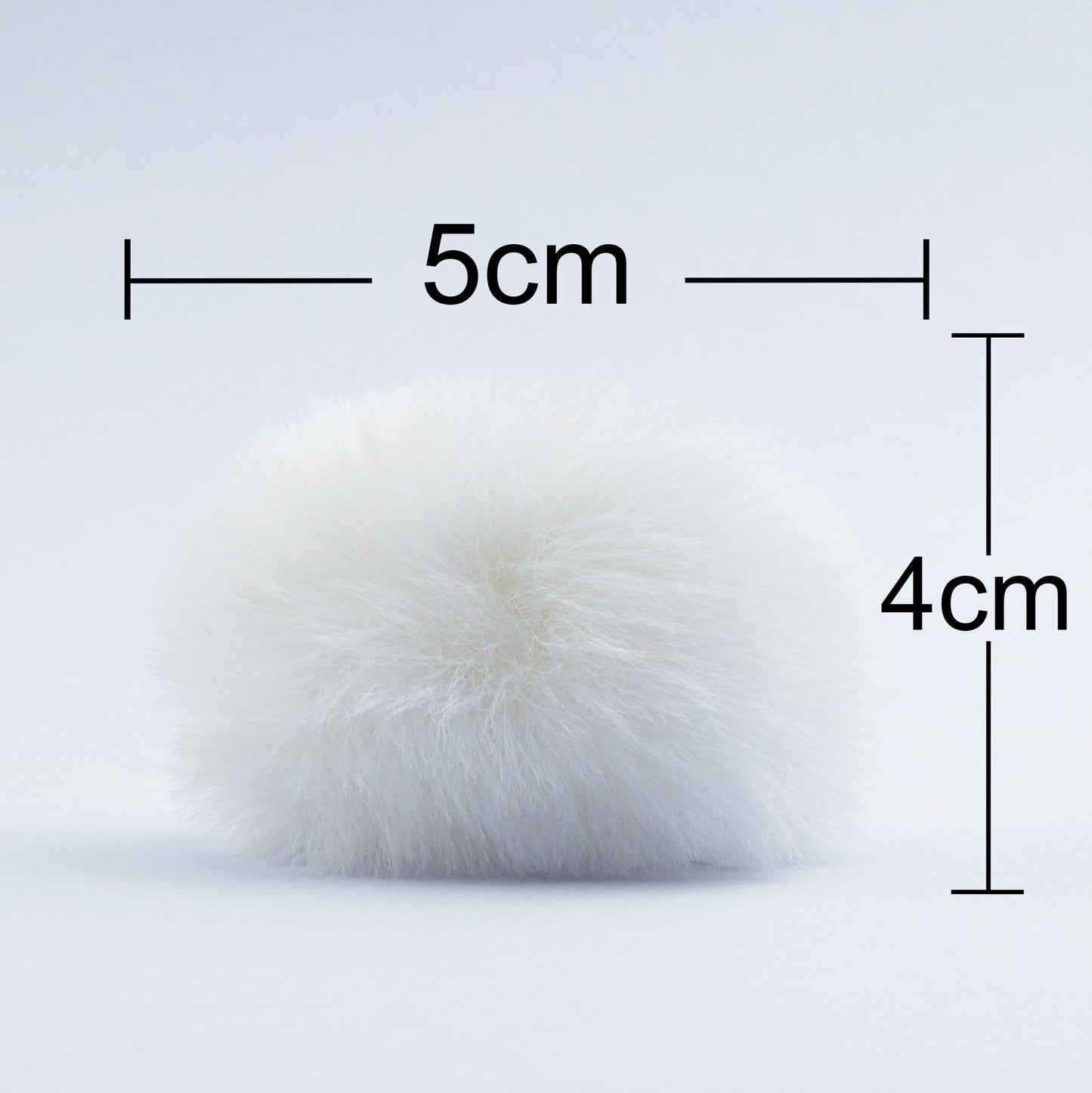 LEFXMOPHY White Windscreen for DJI MIC 2 (2024)/ MIC2 / OSMO POCKET 3 Microphone Furry Wind Muff Foam (Not for Dji Mic 1 2023), 2-Pack