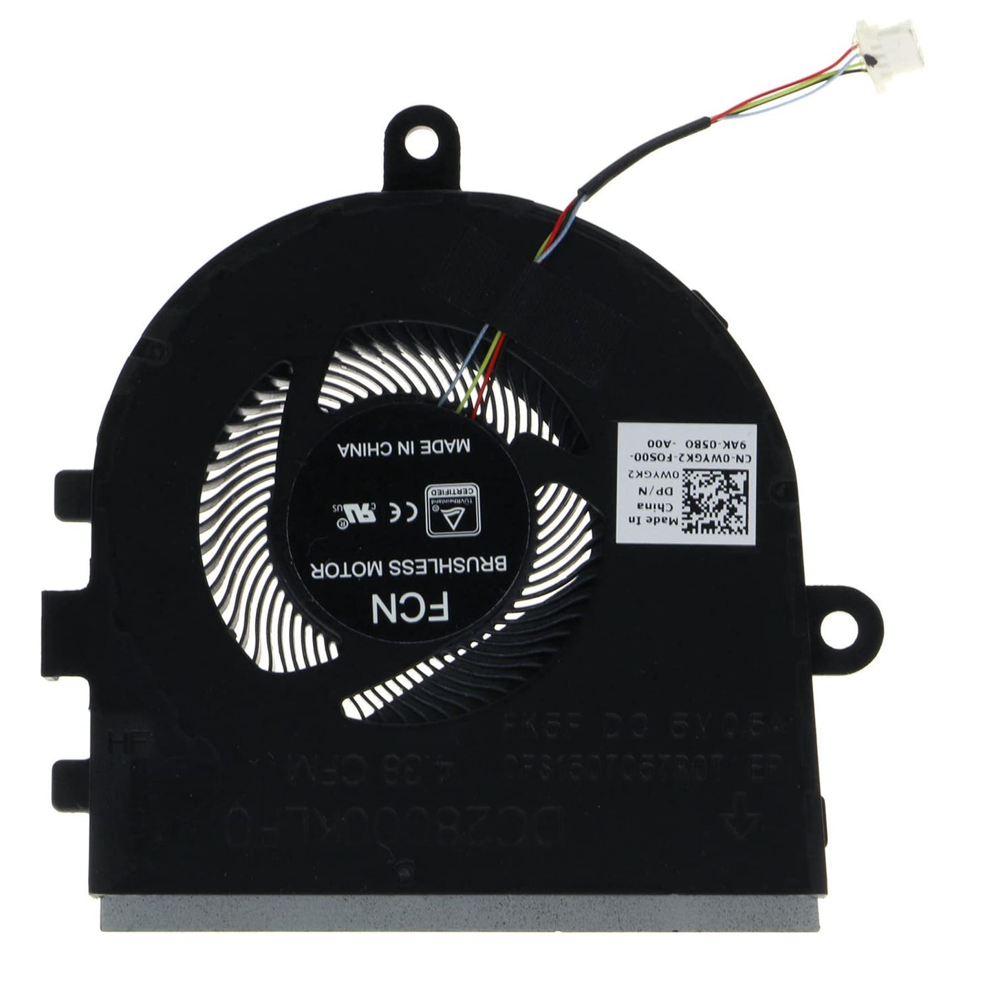 Replacement CPU Cooling Fan for Dell Latitude 3490 E3490 Inspiron 3493 0WYGK2 DC28000KLF0