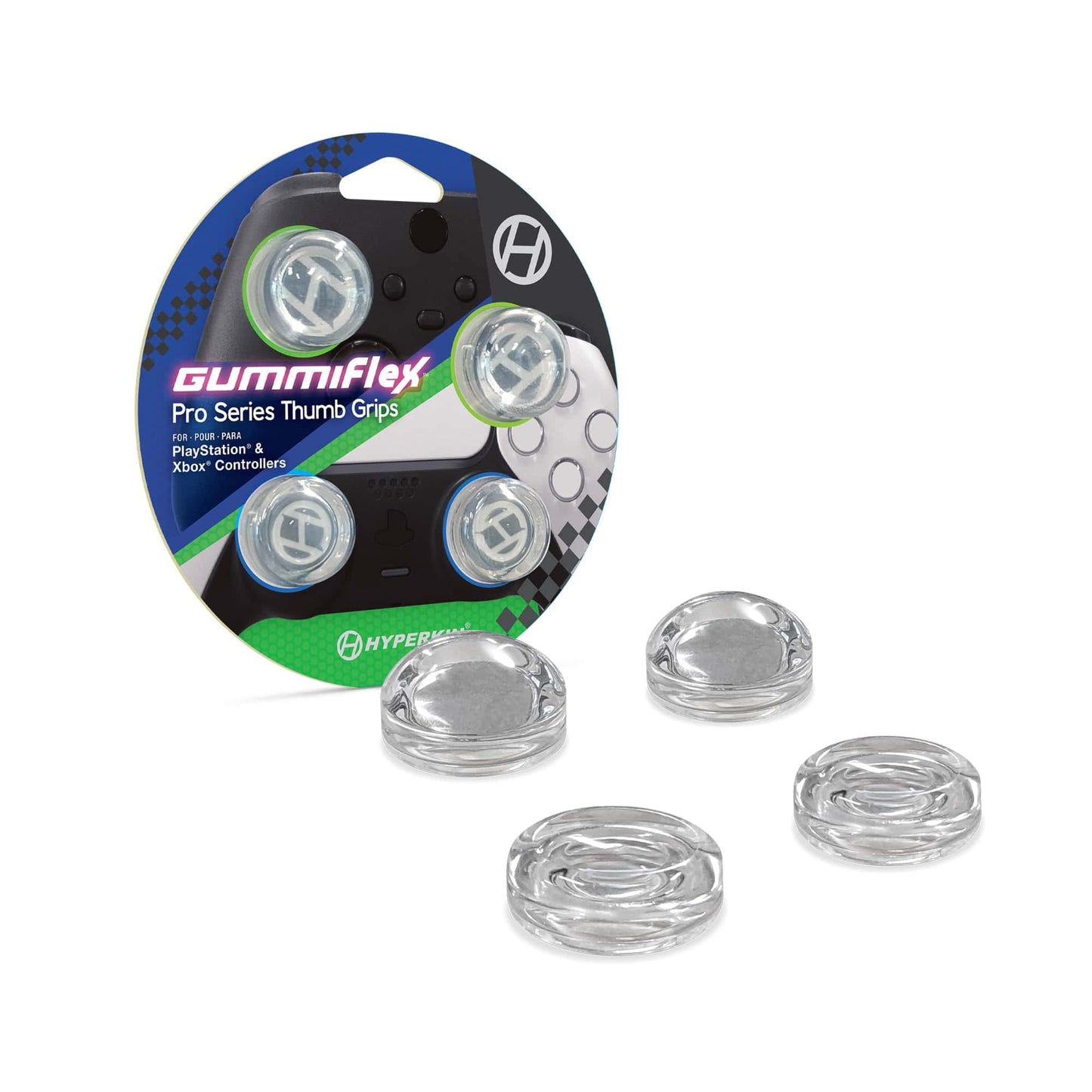 "GummiFlex™" Pro Series Thumb Grips (4 Pack) for PlayStation® and Xbox® Controllers