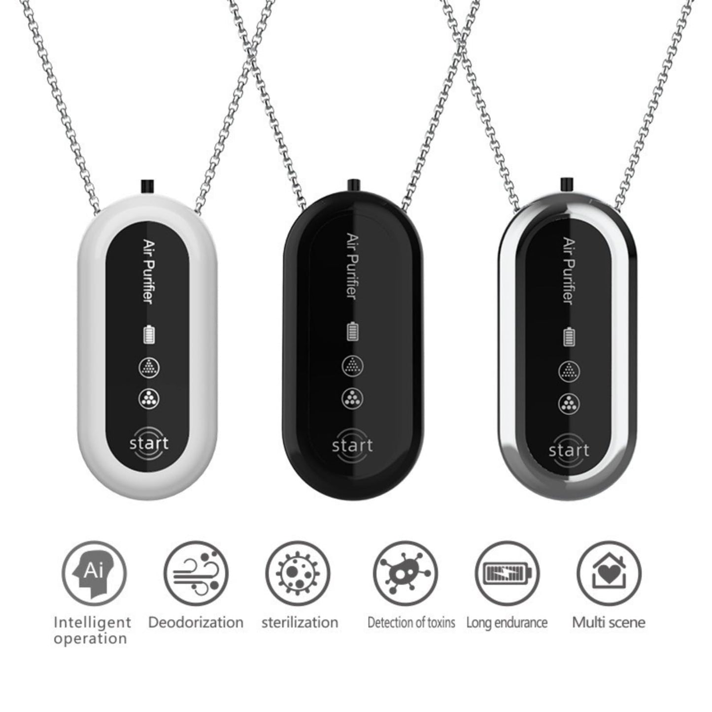 Portable Mini Neck Hanging Air Purifier
