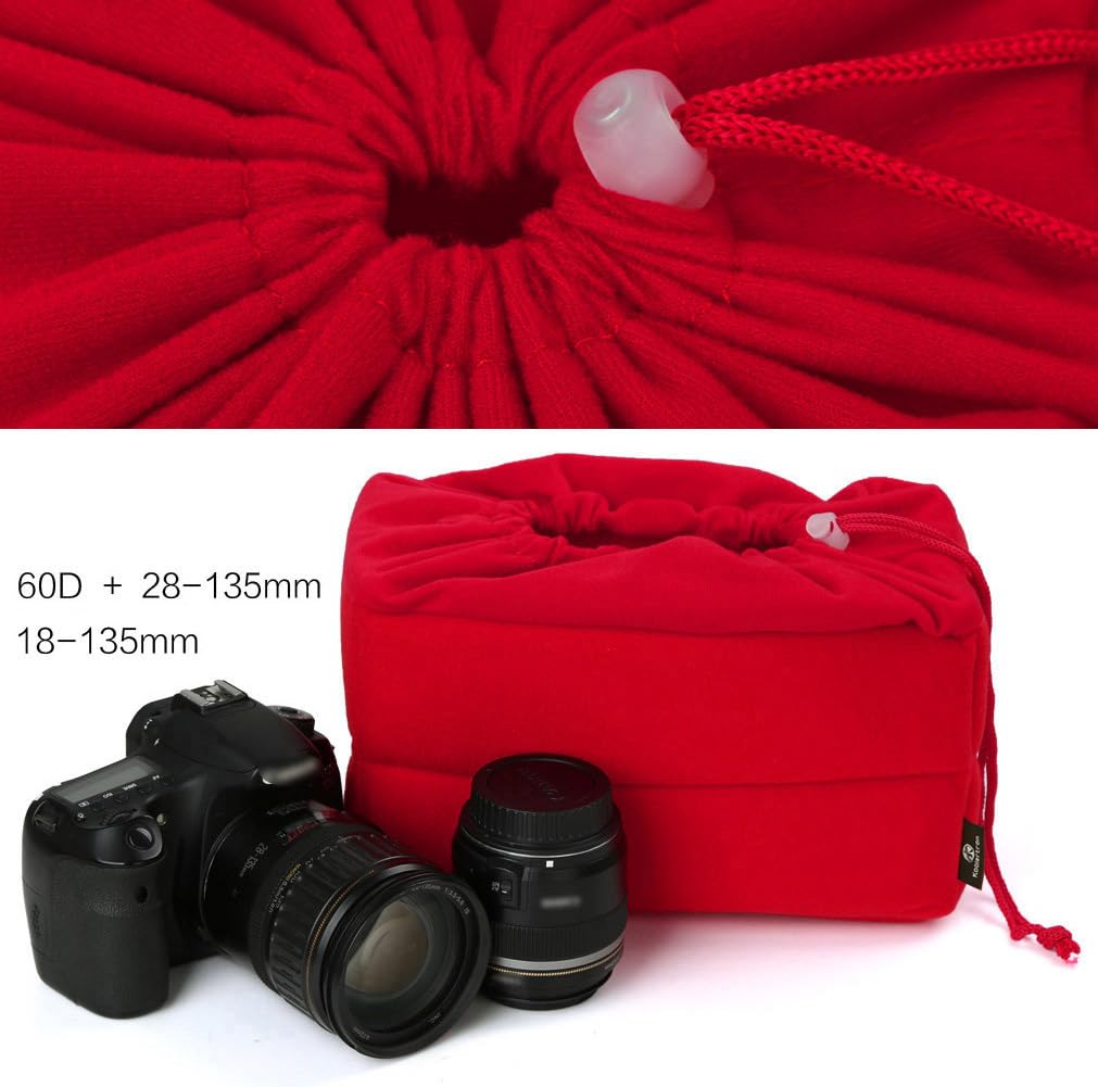Koolertron Shockproof Camera Photo Bag for SLR TLR Camera Insert Partition Padded Case,Can be Put Directly Into the SLR Camera Bag With Freely