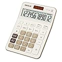 Pendancy 12 Digit Office Calculator Desktop with Tax+/- for Advanced Tax Calculation, Large LCD Display Big Buttons, Dual Power Durable Portable