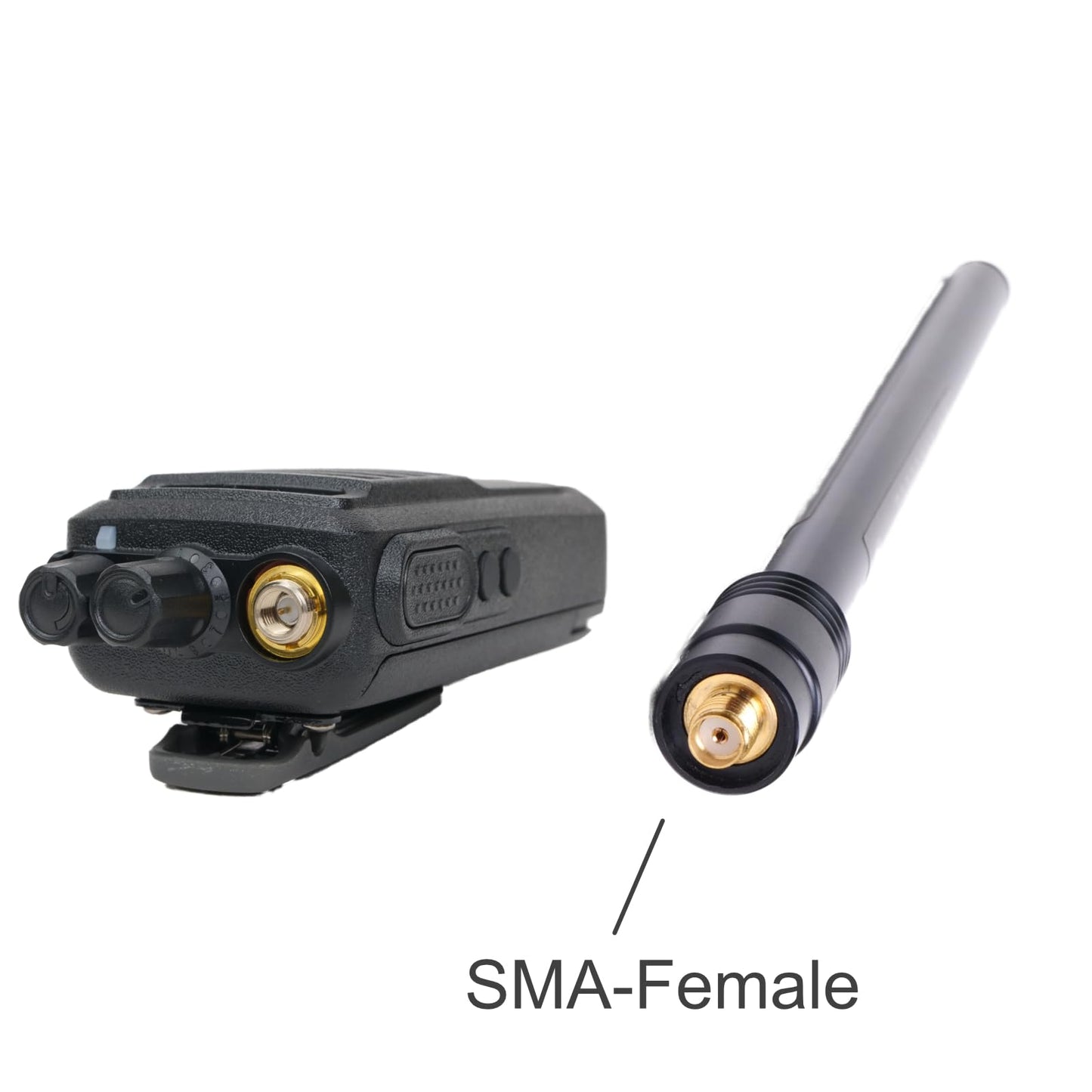 GRA?RH795 SMA-Female Telescopic Scanner Antenna | 70-1000 MHz Wideband | Adjustable 7.6"-45.2" for SDR, Handheld Radio, Receiver